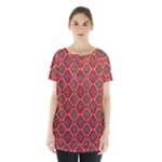 Illustrations Ajrak Abstract Design Pattern Skirt Hem Sports Top