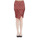 Illustrations Ajrak Abstract Design Pattern Midi Wrap Pencil Skirt