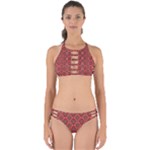 Illustrations Ajrak Abstract Design Pattern Perfectly Cut Out Bikini Set