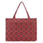 Illustrations Ajrak Abstract Design Pattern Medium Tote Bag