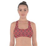 Illustrations Ajrak Abstract Design Pattern Cross Back Sports Bra