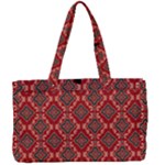 Illustrations Ajrak Abstract Design Pattern Canvas Work Bag