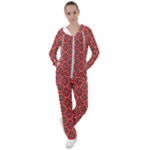 Illustrations Ajrak Abstract Design Pattern Women s Tracksuit