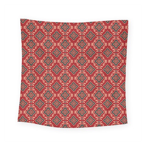 Illustrations Ajrak Abstract Design Pattern Square Tapestry (Small) from ArtsNow.com