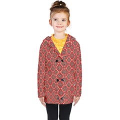 Kids  Double Breasted Button Coat 