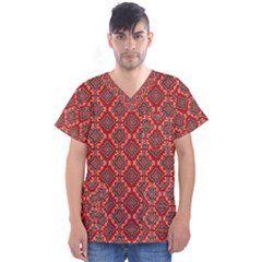 Men s V-Neck Scrub Top 