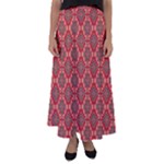 Illustrations Ajrak Abstract Design Pattern Flared Maxi Skirt