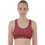 Illustrations Ajrak Abstract Design Pattern Back Weave Sports Bra