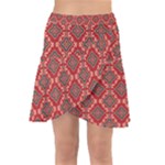 Illustrations Ajrak Abstract Design Pattern Wrap Front Skirt