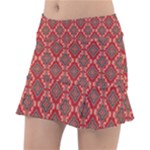 Illustrations Ajrak Abstract Design Pattern Classic Tennis Skirt