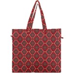 Illustrations Ajrak Abstract Design Pattern Canvas Travel Bag