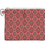 Illustrations Ajrak Abstract Design Pattern Canvas Cosmetic Bag (XXXL)