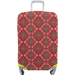 Illustrations Ajrak Abstract Design Pattern Luggage Cover (Large)