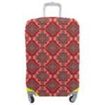 Illustrations Ajrak Abstract Design Pattern Luggage Cover (Medium)