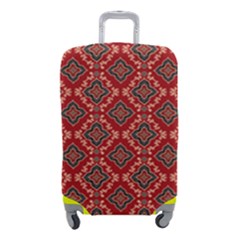 Illustrations Ajrak Abstract Design Pattern Luggage Cover (Small) from ArtsNow.com