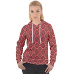 Illustrations Ajrak Abstract Design Pattern Women s Overhead Hoodie