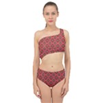 Illustrations Ajrak Abstract Design Pattern Spliced Up Two Piece Swimsuit