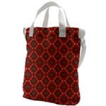 Illustrations Ajrak Abstract Design Pattern Canvas Messenger Bag