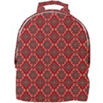 Illustrations Ajrak Abstract Design Pattern Mini Full Print Backpack