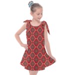 Illustrations Ajrak Abstract Design Pattern Kids  Tie Up Tunic Dress