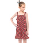 Illustrations Ajrak Abstract Design Pattern Kids  Overall Dress