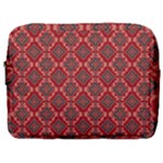 Illustrations Ajrak Abstract Design Pattern Make Up Pouch (Large)