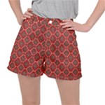 Illustrations Ajrak Abstract Design Pattern Women s Ripstop Shorts