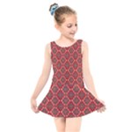 Illustrations Ajrak Abstract Design Pattern Kids  Skater Dress Swimsuit