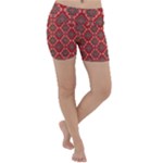 Illustrations Ajrak Abstract Design Pattern Lightweight Velour Yoga Shorts