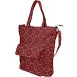 Illustrations Ajrak Abstract Design Pattern Shoulder Tote Bag