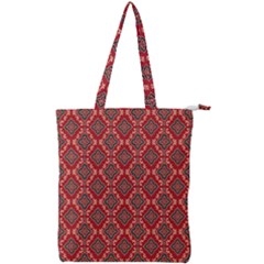 Double Zip Up Tote Bag 