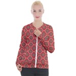 Illustrations Ajrak Abstract Design Pattern Casual Zip Up Jacket