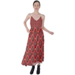 Illustrations Ajrak Abstract Design Pattern Tie Back Maxi Dress