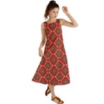 Illustrations Ajrak Abstract Design Pattern Summer Maxi Dress