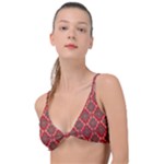 Illustrations Ajrak Abstract Design Pattern Knot Up Bikini Top