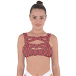 Illustrations Ajrak Abstract Design Pattern Bandaged Up Bikini Top