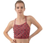 Illustrations Ajrak Abstract Design Pattern Mini Tank Bikini Top