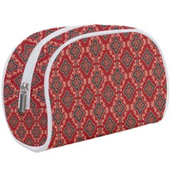 Illustrations Ajrak Abstract Design Pattern Make Up Case (Large) from ArtsNow.com