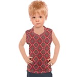 Illustrations Ajrak Abstract Design Pattern Kids  Sport Tank Top