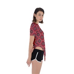 Asymmetrical Short Sleeve Sports T-Shirt 