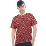 Illustrations Ajrak Abstract Design Pattern Men s Sport Top