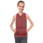 Illustrations Ajrak Abstract Design Pattern Kids  Sleeveless Hoodie