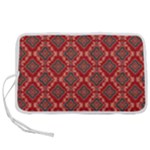 Illustrations Ajrak Abstract Design Pattern Pen Storage Case (M)