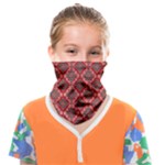 Illustrations Ajrak Abstract Design Pattern Face Covering Bandana (Kids)