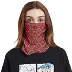 Illustrations Ajrak Abstract Design Pattern Face Covering Bandana (Two Sides)