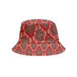 Illustrations Ajrak Abstract Design Pattern Bucket Hat (Kids)