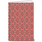 Illustrations Ajrak Abstract Design Pattern 8  x 10  Softcover Notebook