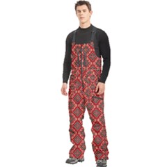 Men s Front Zip Ski And Snowboard Bib Pants 