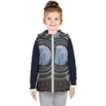 Building Ceiling Structure Dome Kids  Hooded Puffer Vest