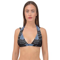 Double Strap Halter Bikini Top 